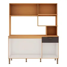 Cozinha Compacta 155 Cm Sem Tampo 1 Gaveta 5 Portas Foto mini  3