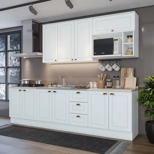 Cozinha Compacta 6 Peças Com Tampo Para Cooktop Foto 1