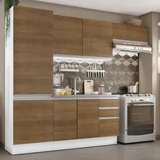 Cozinha Compacta Madesa 100% Mdf Acordes Armário E Balcão Br Cor Branco/Rustic Foto mini 2