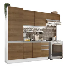 Cozinha Compacta Madesa 100% Mdf Acordes Armário E Balcão Br Cor Branco/Rustic Foto mini 1