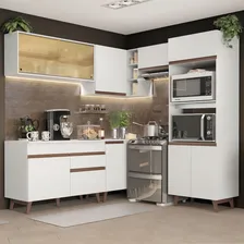 Cozinha Completa Canto Madesa Reims 402002 Armário - Branco Foto mini  2