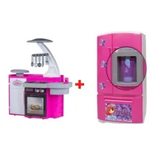 Cozinha Infantil Classic + Geladeira Rosa Inverse 8053 Foto mini 1