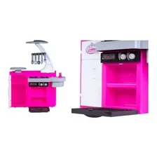 Cozinha Infantil Classic + Geladeira Rosa Inverse 8053 Foto mini 4