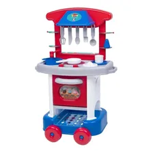 Cozinha Infantil Completa Play Time Cotiplás Cor Azul Foto  mini 1