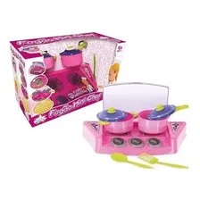 Cozinha Infantil Fogãozinho Mini Chef Panelinha + Acessórios Cor Rosa Foto mini 1