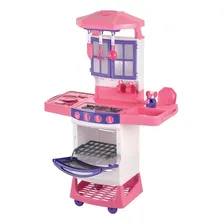 Cozinha Infantil Magica Completa Pia E Fogão - Magic Toys Cor Rosa Foto mini 2
