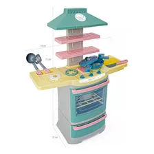 Cozinha Infantil Master Fogao Picolor Big Chef Poliplac 9472 Foto mini 2