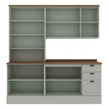 Cozinha Modulada Compacta 4 Peças Com Armário Aéreo Idwt Foto mini  2