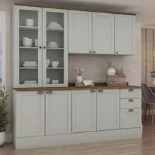 Cozinha Modulada Compacta 4 Peças Com Armário Aéreo Idwt Foto  mini 1