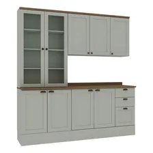 Cozinha Modulada Compacta 4 Peças Com Armário Aéreo Idwt Foto mini  3