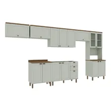 Cozinha Modulada Completa Com Aérea De Serviço Integrada Foto mini 2