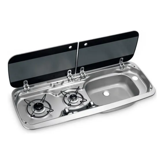 Cozinha Trailer Fogao E Pia Para Motorhome Rv Camping Foto 1