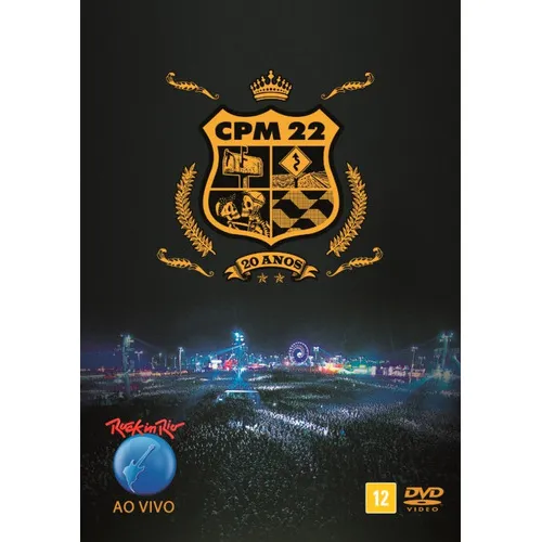 Cpm 22 Dvd 20 Anos Ao Vivo No Rock In Rio Novo Original Foto 1