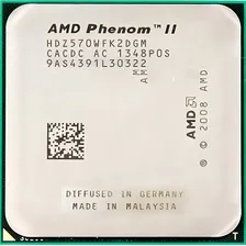 Cpu Amd Phenom Ii X2 570 Black Edition 3,5 Ghz Am3 Foto mini  2