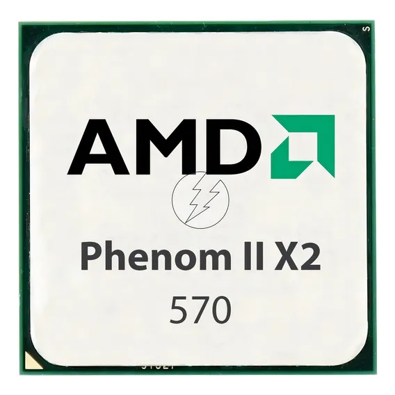 Cpu Amd Phenom Ii X2 570 Black Edition 3,5 Ghz Am3 Foto 1