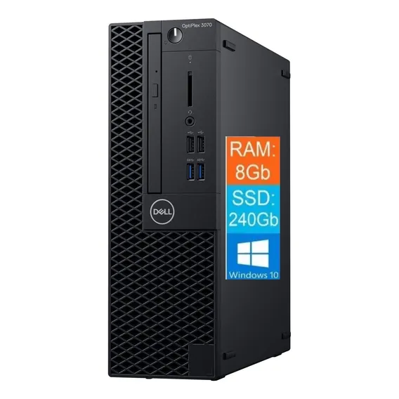 Cpu Dell Optiplex 3070 I5 8ª - 8gb Ram / Ssd 240gb / W10 Foto 1