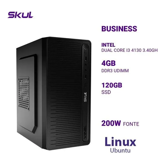 Cpu Dual Core I3 4130 3.40ghz 4gb Ddr3 Ssd 120gb Foto 1