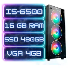 Cpu Gamer I5 6500+16gb Ddr4+ssd 480+gforce 4gb Foto mini 1