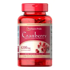Cranberry 4200mg (250 Softgels) Puritans Pride Sabor Foto  mini 1