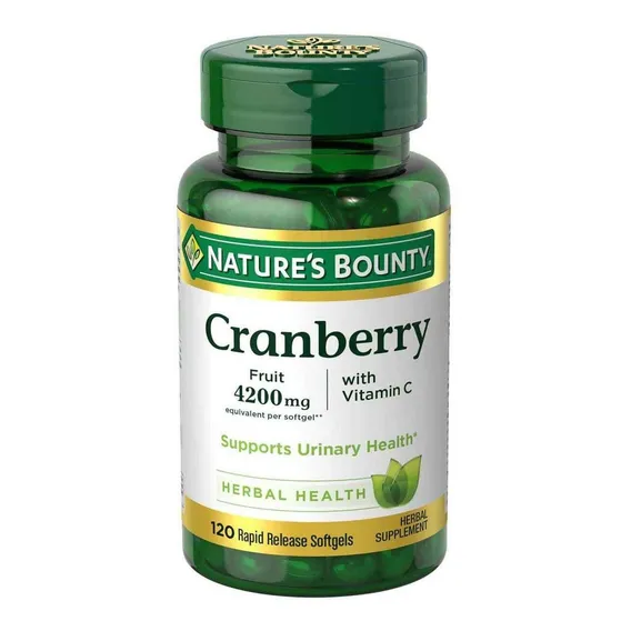 Cranberry 4200mg Nature's Bounty® 120 Cápsulas Foto 1