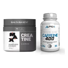 Creatina 300g Max Titanium + Cafeína 400mg Alpex Sabor Without Flavor Foto mini 1