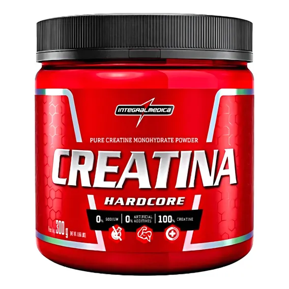 Creatina Hardcore P贸 100% 300g Integralmedica Foto 1