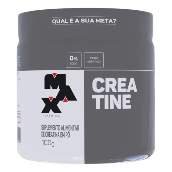 Creatina Max Titanium Creatine Monohidratada 100g Foto 1