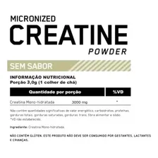 Creatina Powder 300g Sem Sabor Optimum Nutrition Foto mini 2