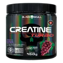 Creatine Caveira Preta 150g Black Skull Sabor Uva Foto  mini 1