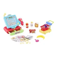 Creative Fun Super Caixa Registradora Br113 Multikids Cor Azul Foto  mini 1