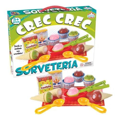 Crec Crec Sorveteria C/ Casquinha Comidinha Big Star Foto 1