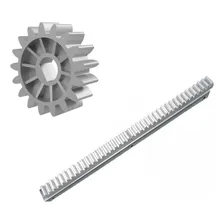 Cremalheira De Alumínio 50cm + Engrenagem 17 Dentes Foto  mini 1