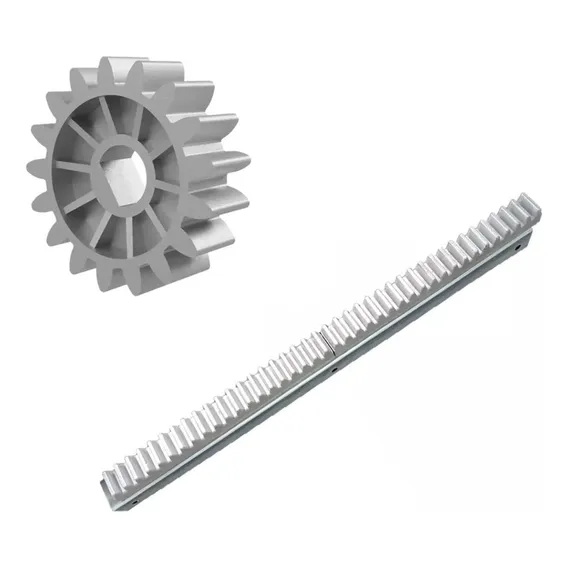 Cremalheira De Alumínio 50cm + Engrenagem 17 Dentes Foto 1