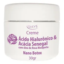 Creme 脕cido Hialur么nico Aha Nano Botox Rosa Mosqueta Lucys Foto mini 1