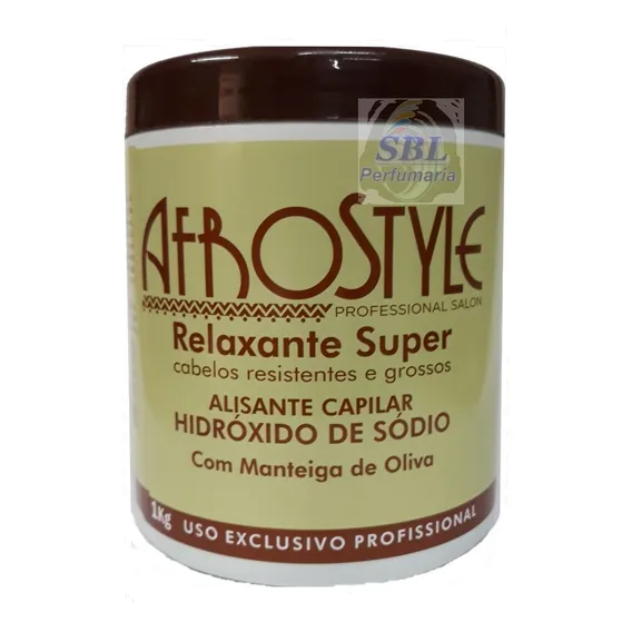 Creme Alisante Afrostyle Hidróxido De Sódio 1 Kg Foto 1