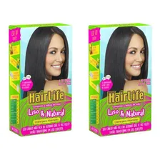 Creme Alisante Hairlife Liso 180g - Kit Com 2un Foto  mini 1