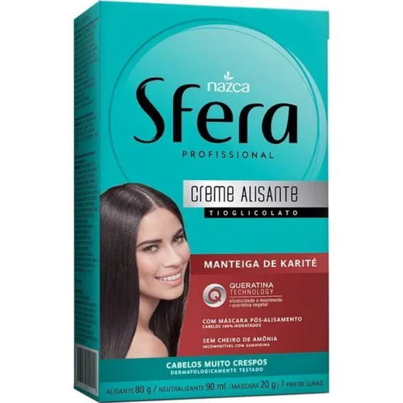 Creme Alisante Manteiga De Karite Nazca Sfera 190 Foto 1