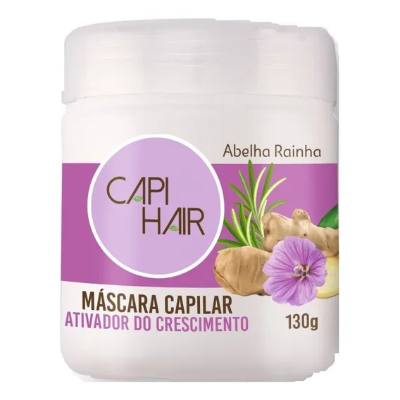 Creme Ativador Crescimento Capilar Capi Hair Abelha Rainha Foto 1