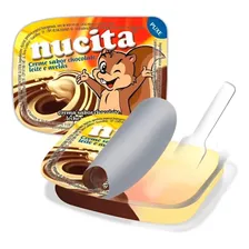 Creme Avelã Chocolate Bicolor Tradic 10g C/48 Nucita Foto mini  3