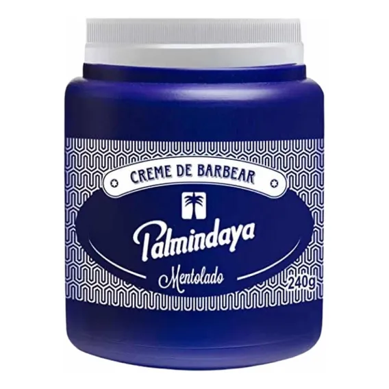Creme Barbear Hidratante Palmindaya Barba Espuma Mentolado 240gr Foto 1