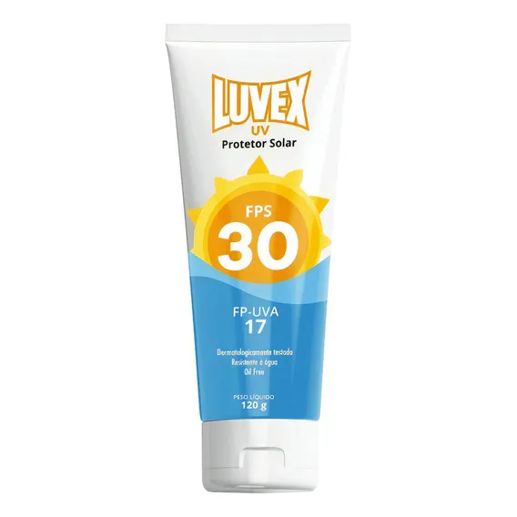 Creme Bloqueador Solar Luvex Fps 30 120 Gr Epi Foto 1