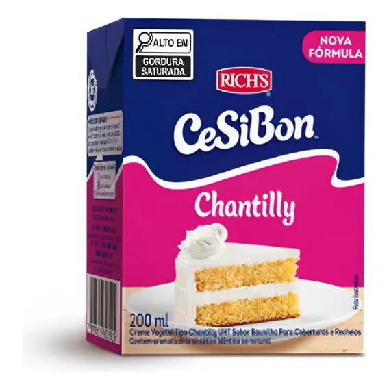 Creme Chantilly Cesibon 200ml - Richs Foto 1