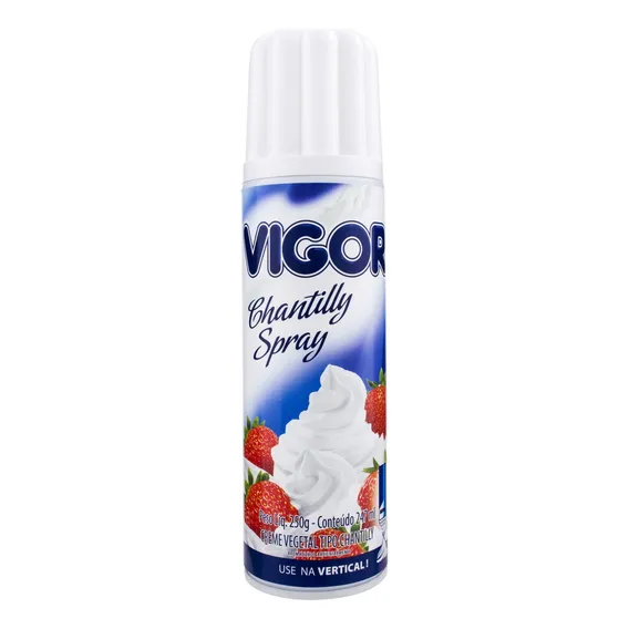 Creme Chantilly Spray Vigor Frasco 250g Foto 1