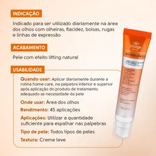 Creme Clareador Area Olhos Vitamina C Bio-excellence Bioage Tipo de pele Todo tipo de pele Foto mini 4