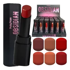 Creme de batom Satin Obsidian Ruby Rose Color Batom Batom Batom Batom Batom Batom Foto mini 1