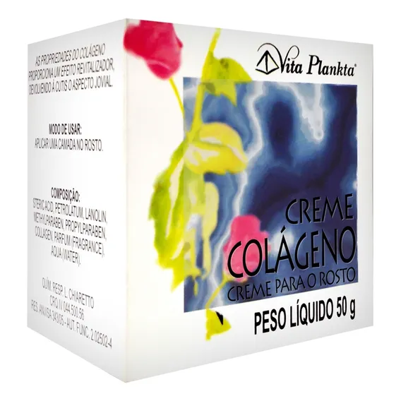 Creme De Colágeno Vita Plankta 50gr Rosto Foto 1