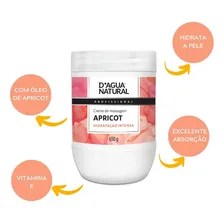 Creme De Massagem Apricot 650g Corporal Dagua Natural Foto mini 3