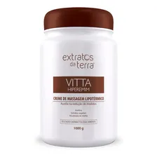 Creme De Massagem Vitta Hiperemim Lipotérmico Extratos Terra Tipo de embalagem Pote Fragrância Características do produto Tipos de pele Peles femininas e masculinas Foto  mini 1
