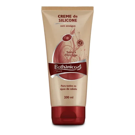 Creme De Silicone Bothânico Hair 200ml Tutano E Filtro Solar Foto 1
