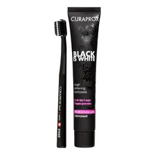Creme Dental Black Is White + Escova Black 5460 Curaprox Foto mini 2